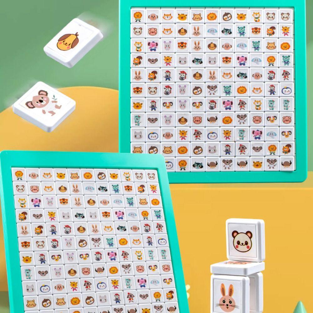 Education Animals Matching Board Game Puzzle Toy Animal Chess Board Games  Parent Child Interaction