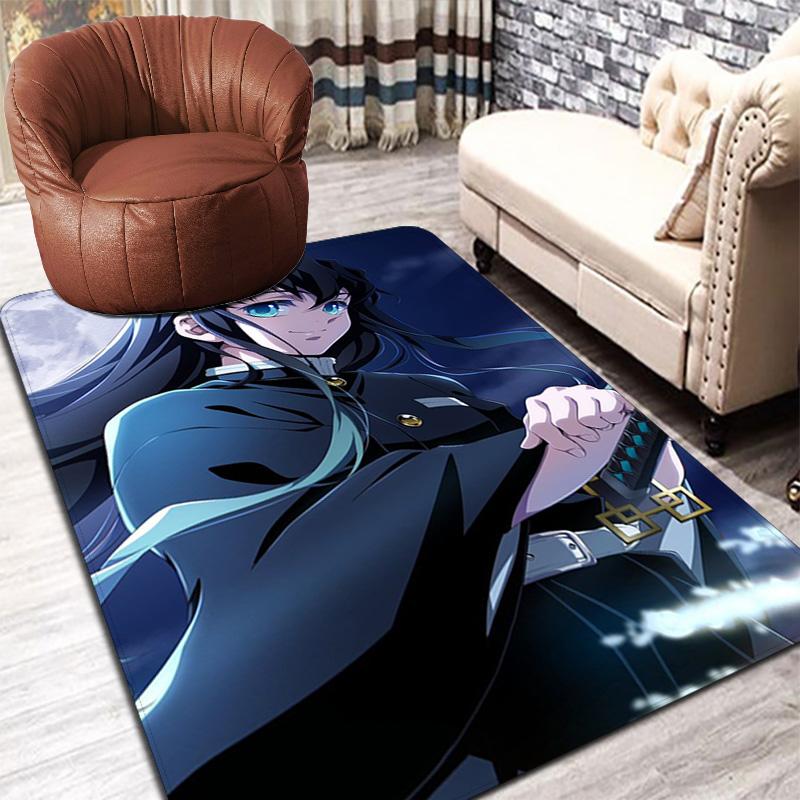 Demon Slayer Rug Floor Mat for Living Room or Bedroom Soft and Comfortable Carpet a Gift for Birthday and Holiday.NFF0928478