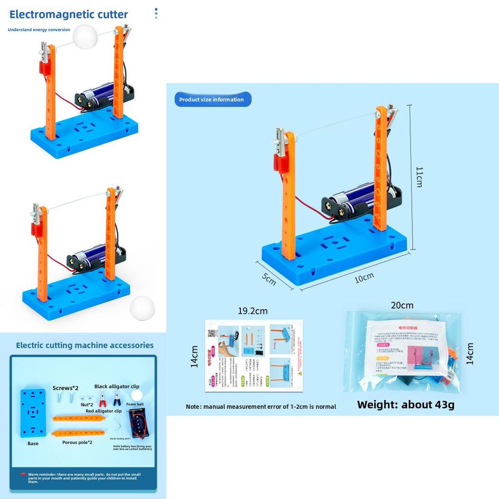 Science Diy Heat Cutting Machine Physics Experiment Kit For Kids Creative Learning