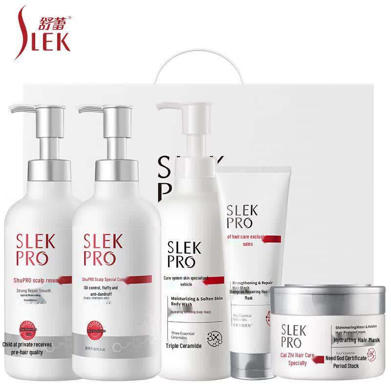 Slek PRO TY-8 Scalp Care 5-Piece Hair & Body Set