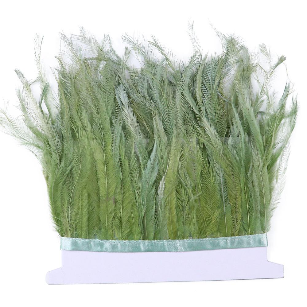 15-20Cm Beneficial Bird Hair Cloth Edge Clothing Accessories Pendant Material Emu Hair Cloth Belt Handicraft Diy