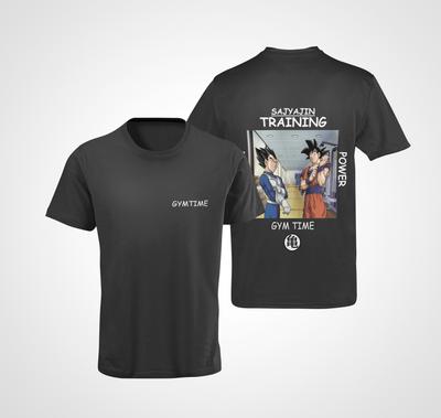 Palestra Goku GYMTIME Nessun Dolore SAIYAN Dragon Ball Maglietta Oversize da Donna