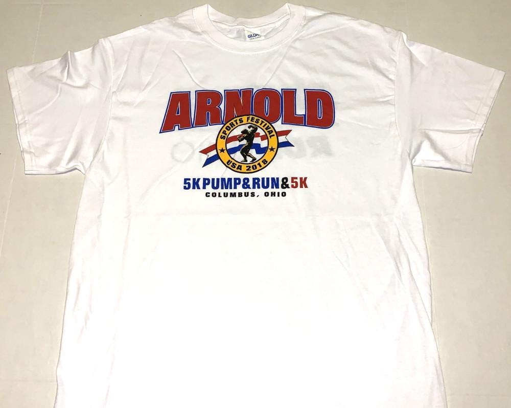 Редкая футболка Arnold Schwarzenegger Sports Festival 2018 года Колумбус Огайо Новая UNISEX размер M XXXL