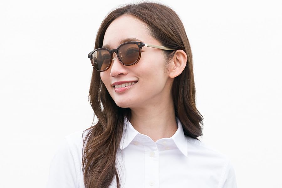 Zoff Glasses NIGHT DAY UV Prescription Can be worn over regular Eye Examination Lens dtk Boston-style 2-Way (Brown) & (Polarized) Sunglasses,