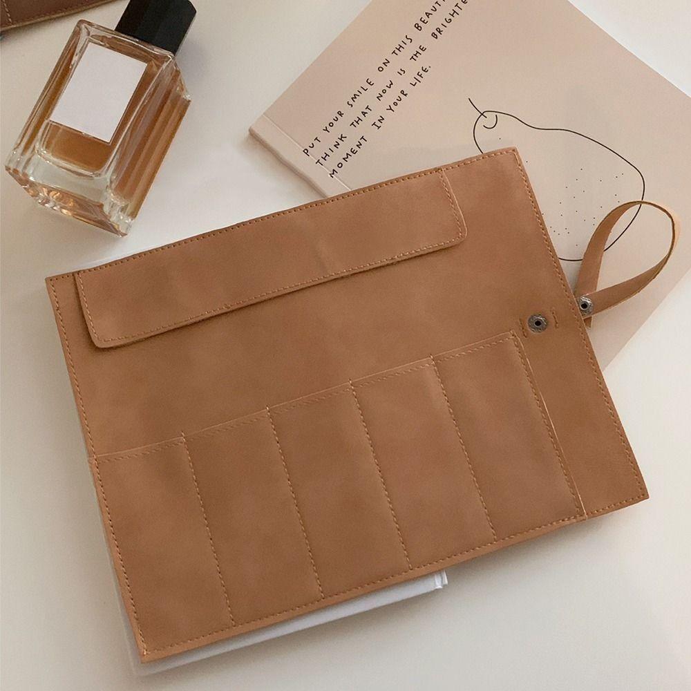 Matte Leather Watch Organizer Case Lightweight Watchband Pouch Watch Band Case Convenient To Use