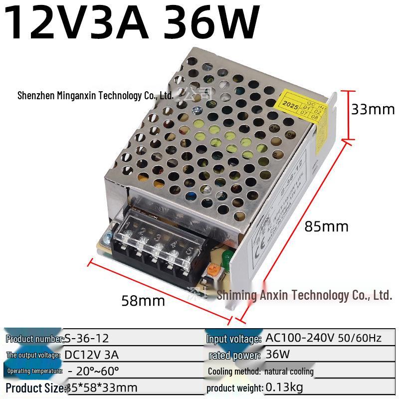 220V to Multi-Voltage Switching Power Supply for LED Strips and Monitors (5V, 12V, 24V, 36V, 48V; 5A-30A)