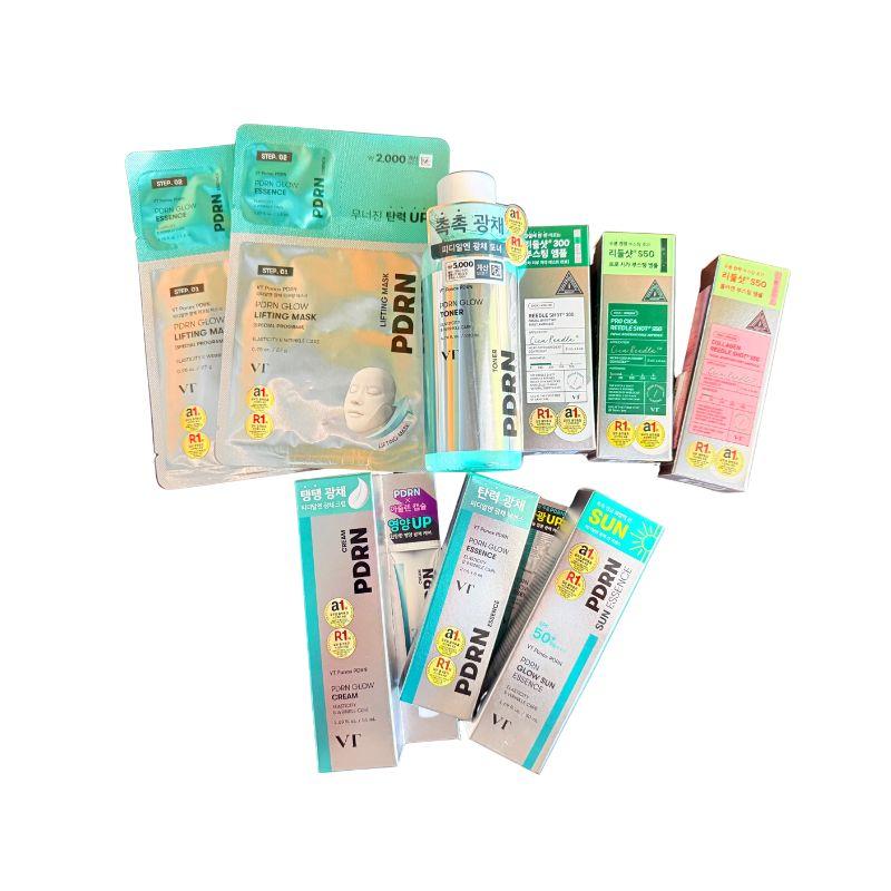 VT PDRN Radiance Cream Skin Repair & Brightening Moisturizer 50ml & VT PDRN Skincare Package Set (Option)