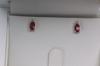 Gold Earrings with Rubies and Diamonds