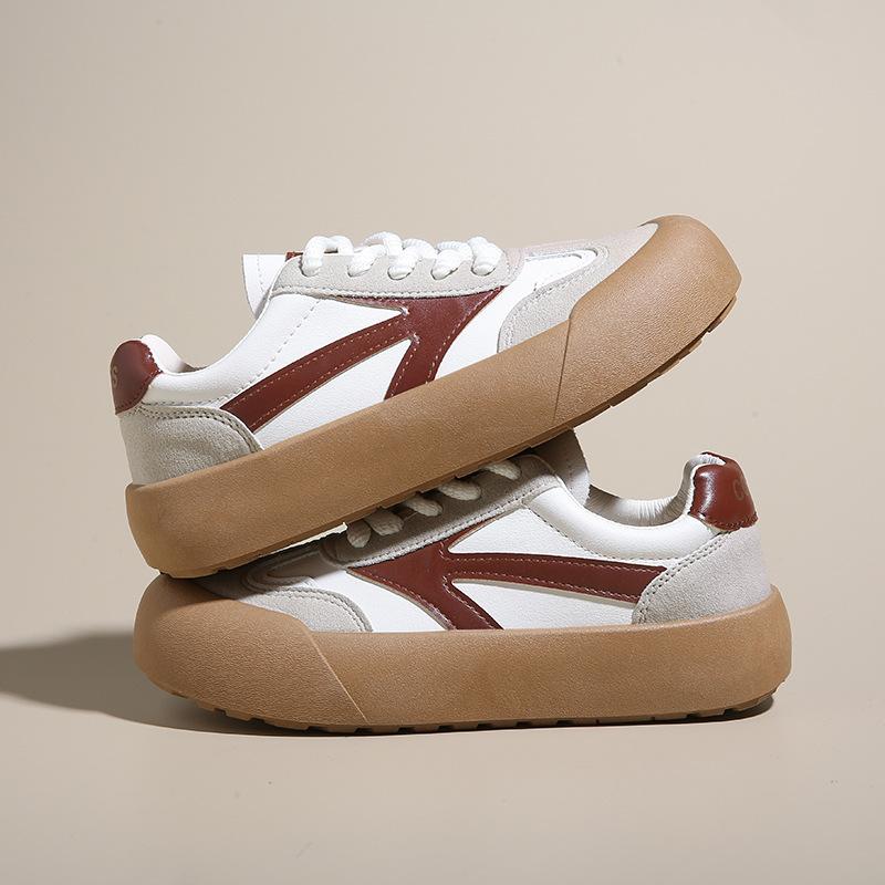 

Женские повседневные массивные кроссовки на платформе, легкие дышащие прогулочные туфли, противоскользящие удобные удобные теннисные кроссовки на шнуровке для женщин, кроссовки для бега 40