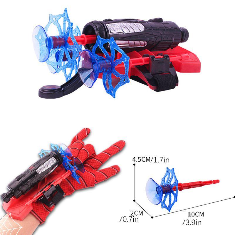 Spider-man Kids Plastic Cosplay Glove Launcher Set For Imaginative Play And Fun