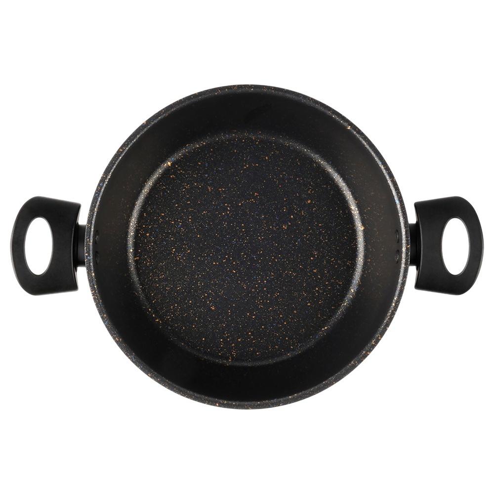 Garnek Granitowy Nieprzywierający Do Gotowania Duszenia Basic 24 Cm 2,7L