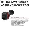 JVC Kenwood Auricolari Bluetooth Wireless Victor HA-FX150T-BA con Adesivi, Cancellazione del Rumore, Cattura del Suono Ambientale, Impermeabili, Bassa Latenza, con Microfono,