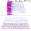 100 Stück Diamant Augenbrauenbürstenröhrchen Leer Wiederverwendbar Wimpern Mascara Stäbchen Hülle Austauschbare Kristall Wimpernbürste Staubdicht Make-up Werkzeug