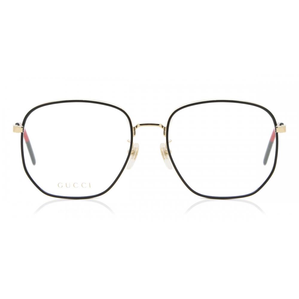 

Gucci Gg1197oa Asian Fit 001 Women Eyeglasses Black Gold/56