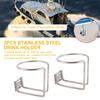Car Water Cup Support 2Pcs Car Yacht Ring Cup Holder Stainless Steel Beverage Bottle Bracket Water Cup Stand for SUV RV Yacht