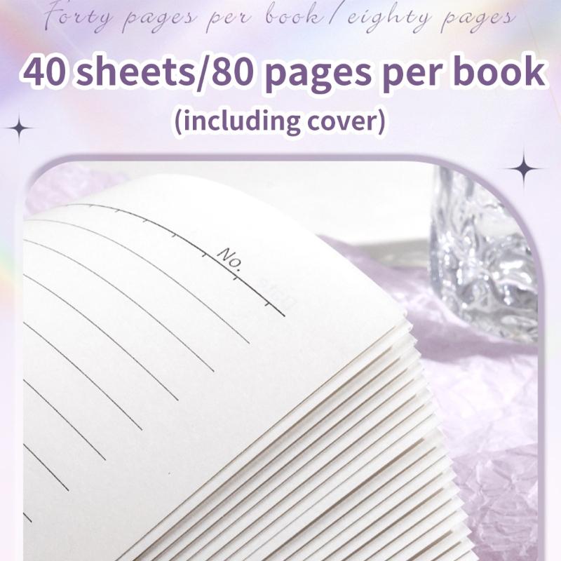 4Pcs Softcover Notebook 80 Pages Wide Lined 7x10Inch College Ruled Journal Thread Binding Notepads for Office School