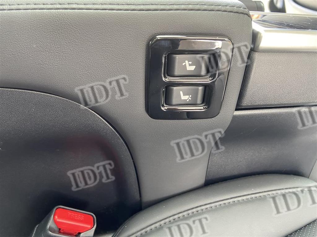 IDT 30 Series Alphard Vellfire Piano Black Power Seat Switch Cover 2nd Row Passenger