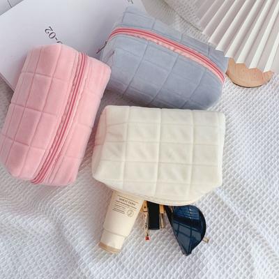Canvas Cute Student Storage Bag Soft Multi-functional Cosmetic Bag Large Capacity Storage