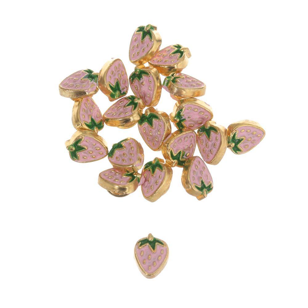 20/40pcs Cute Girl Gift Craft Dollhoues Miniature Metal Buckles Mini Buttons DIY Clothes Clothing Sewing Buckle