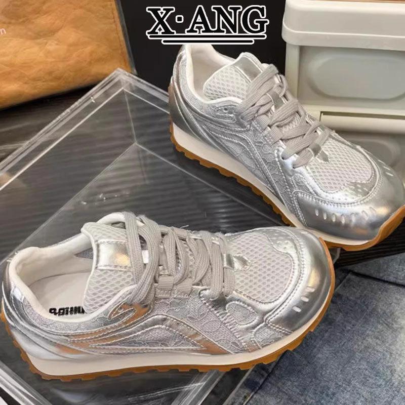 

Mesh breathable Forrest Gump shoes leather soft sole German training shoes women s shoes 2025 summer new lightweight casual sports shoes 35