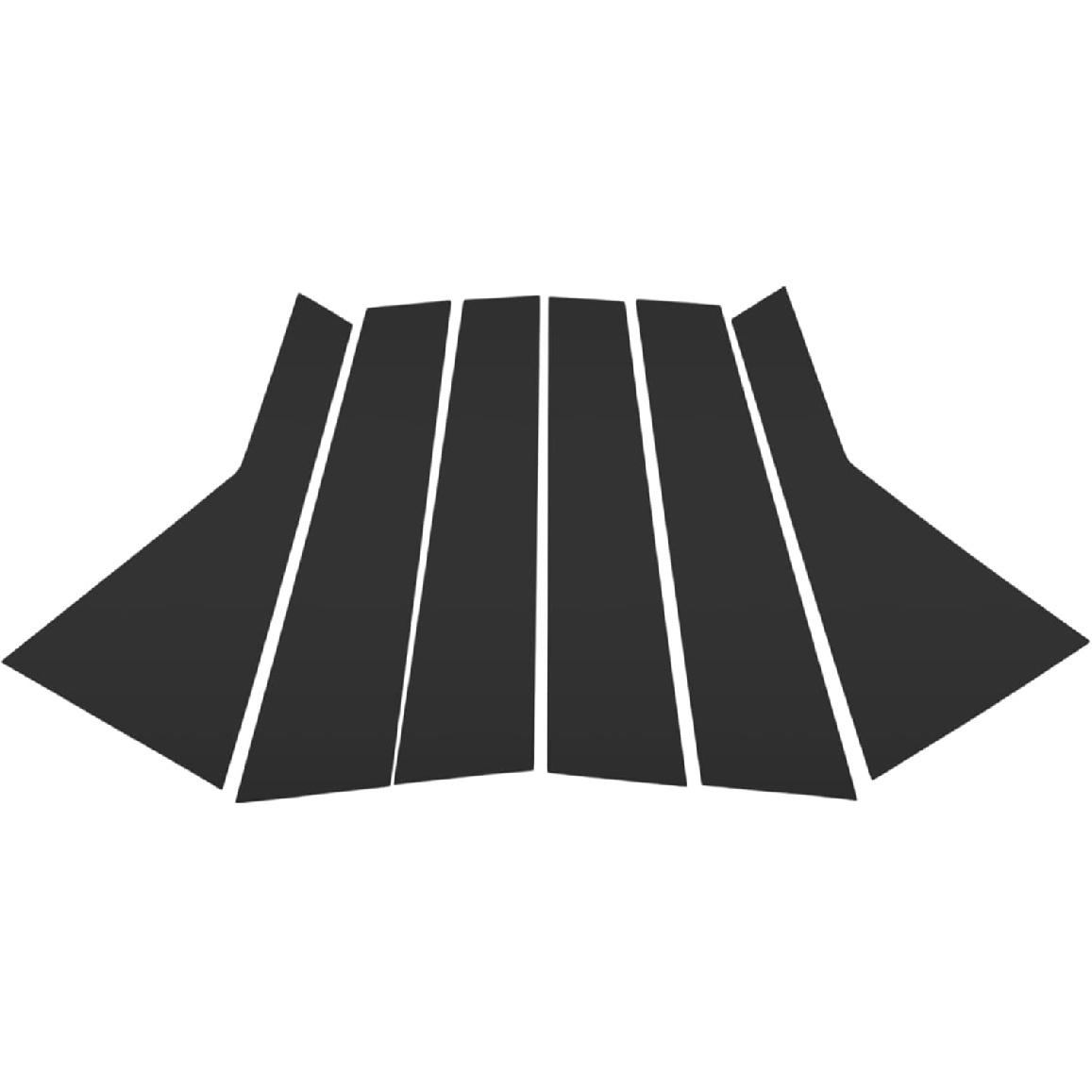 

Door Pillar Window Trim Anti Scratch Sticker Pillar Posts Door Outer Exterior Cover for KIA Sorento 2015-2020 Black Carbon Fiber Front Rear Left Gloss Black
