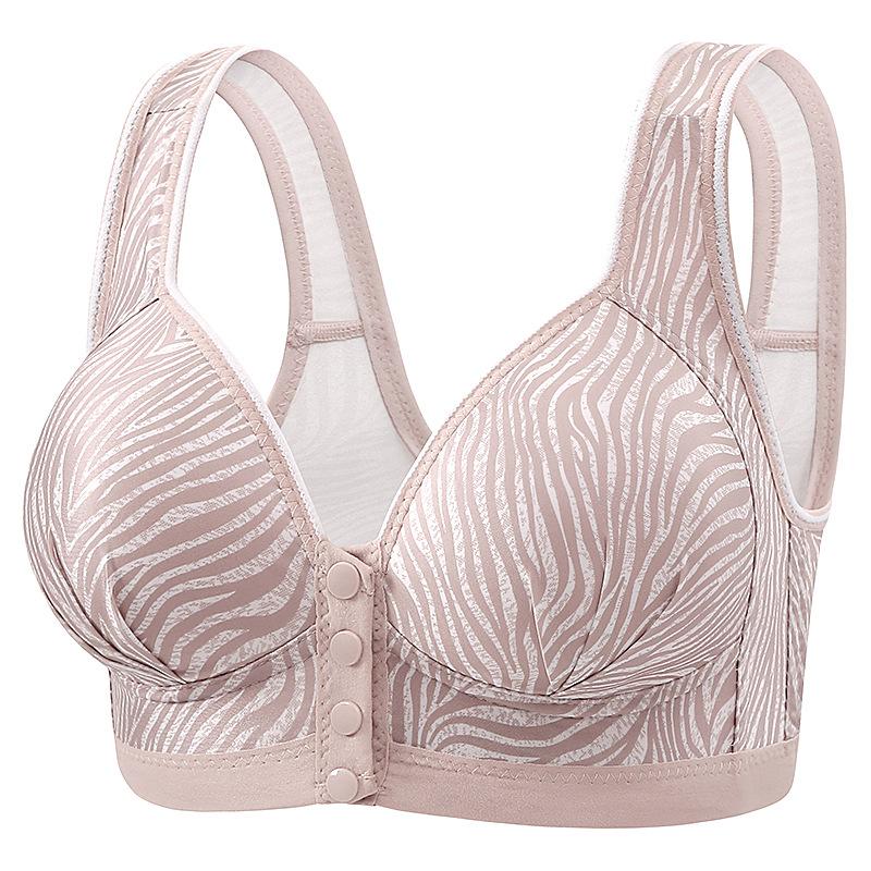 

Large Size Thin Without Steel Ring Underwear, Comfortable Gathering Breathable Bra, Middle-aged and Elderly Mother Bra 46/105