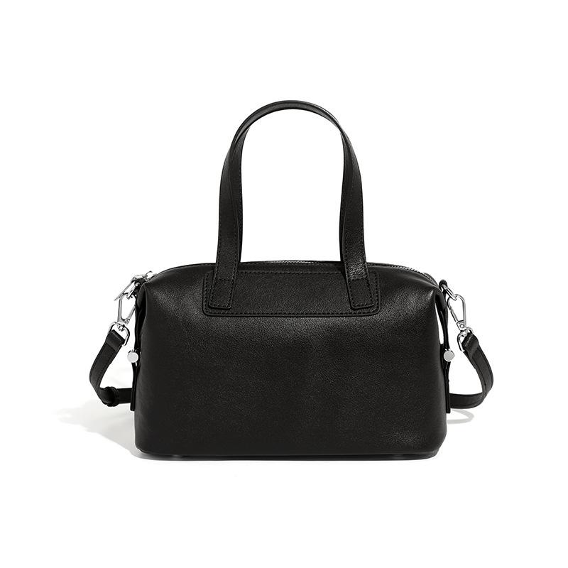 Women's Leather Handbag Handbag Retro Atmosphere Boston Bag Women's Leather Shoulder Bag Women's Crossbody Bag