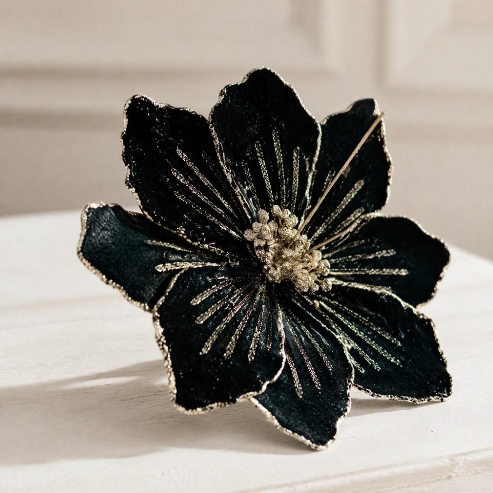 DIY Artificial Poinsettia Flower Layered Petals Christmas Tree Ornaments  Poinsettia Ornament