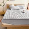Vodotěsný prošívaný chránič matrace Anti-roztočový Antibakteriální potah na matraci Reliéfní design Povlečení Potah na postel Přizpůsobené prostěradlo