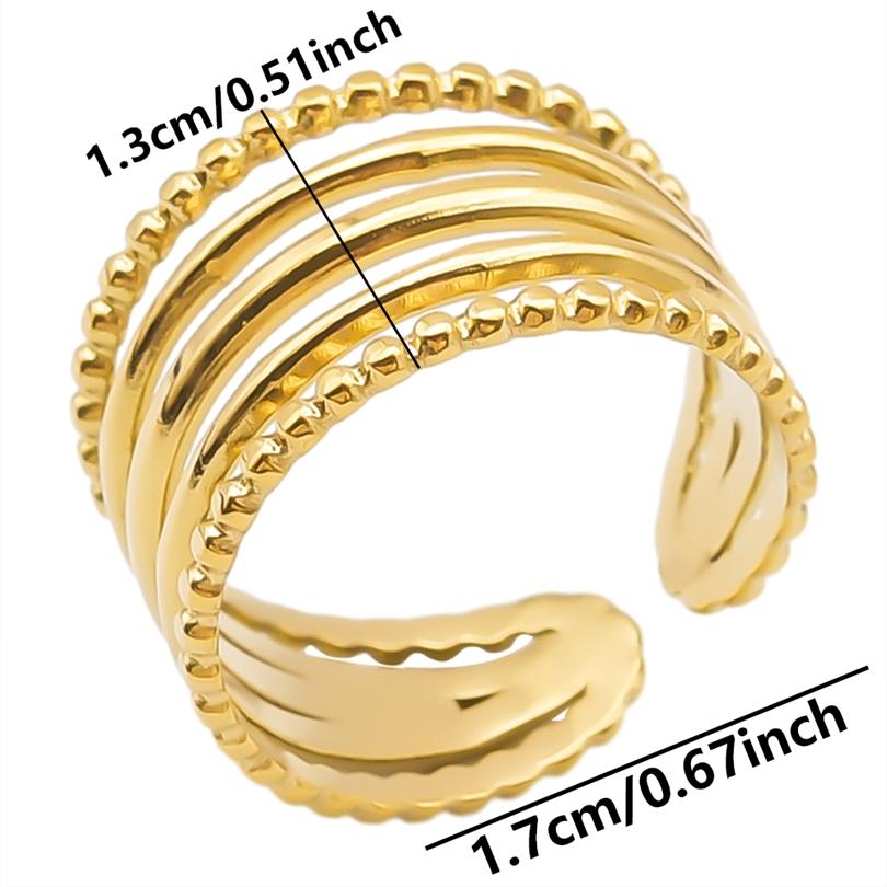 

New Design Leaf Heart Flower Open Stainless Steel Rings For Women Men Accessories Jewelry Gift Anillos Acero Inoxidable De Mujer