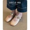 Sheepskin model~ Baotou half slippers women's summer wear high-end feeling with skirt cool slippers one pedal lazy Muller shoes