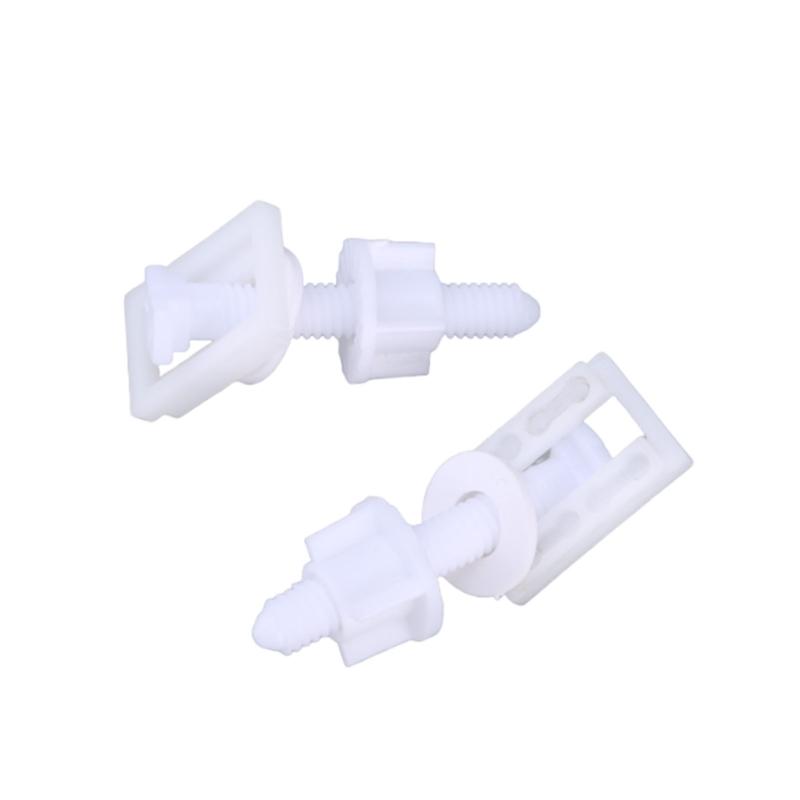 Bathroom Fixture Fasteners Convenient Toilet Cover Screw Bolts Toilet Lid Mounting Set Essential Toilet Installation Set