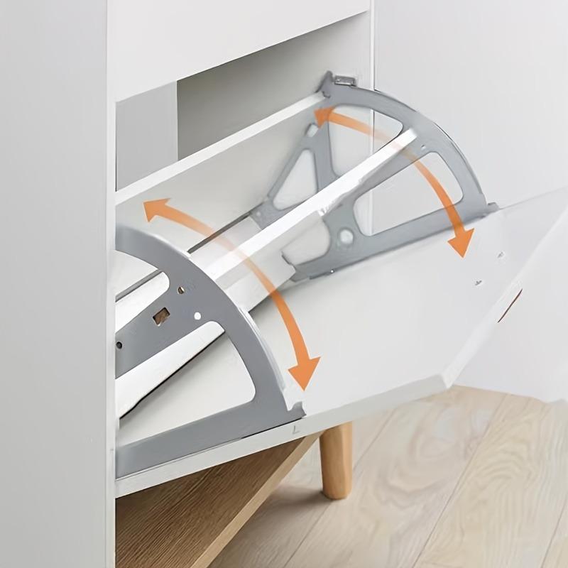 Heiß verkaufendes Klappschuhschrank-Zubehör Edelstahl Verdicktes Schuhschrank-Zubehör Beschläge Versteckte Klappablage