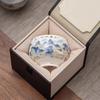 Taza de té Maestra de Jade de Sebo Taza Mil Millas Jiangshan Taza Individual de Kung Fu Jianzhan Taza Grande para Cata de Té Cuenco de Té Taza de Meditación