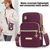 Mobile Phone Crossbody Bags For Women Fashion Women Shoulder Bag Cell Phone Pouch Coin Bag 3 Layer Wallet With Headphone Plug