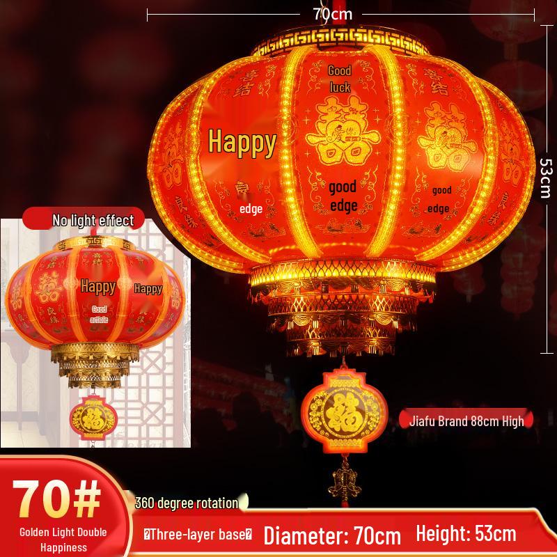 2024 New Year Joyous Red Lanterns for Weddings and Festivals