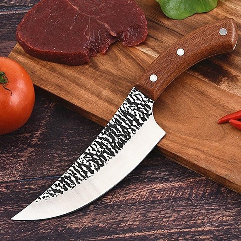 

6-дюймовый нож для обвалки, кухонные ножи, кованые ножи для мясника, ножи из высокой стали ручной работы, кухонный инструмент style 2