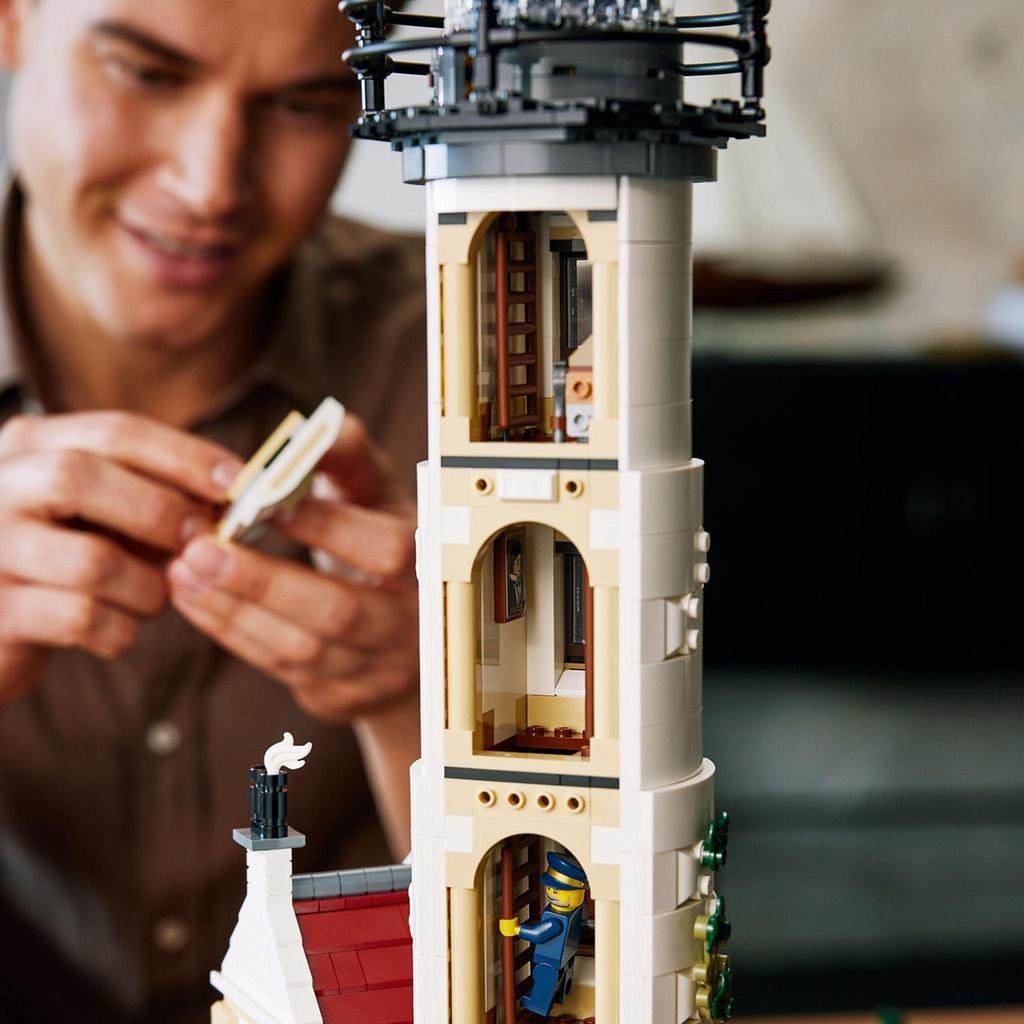 LEGO Idea Lighthouse Toy Toy Present Birthday Block Christmas Men Women Interior Stylish Mother Father 21335 (with Motor)