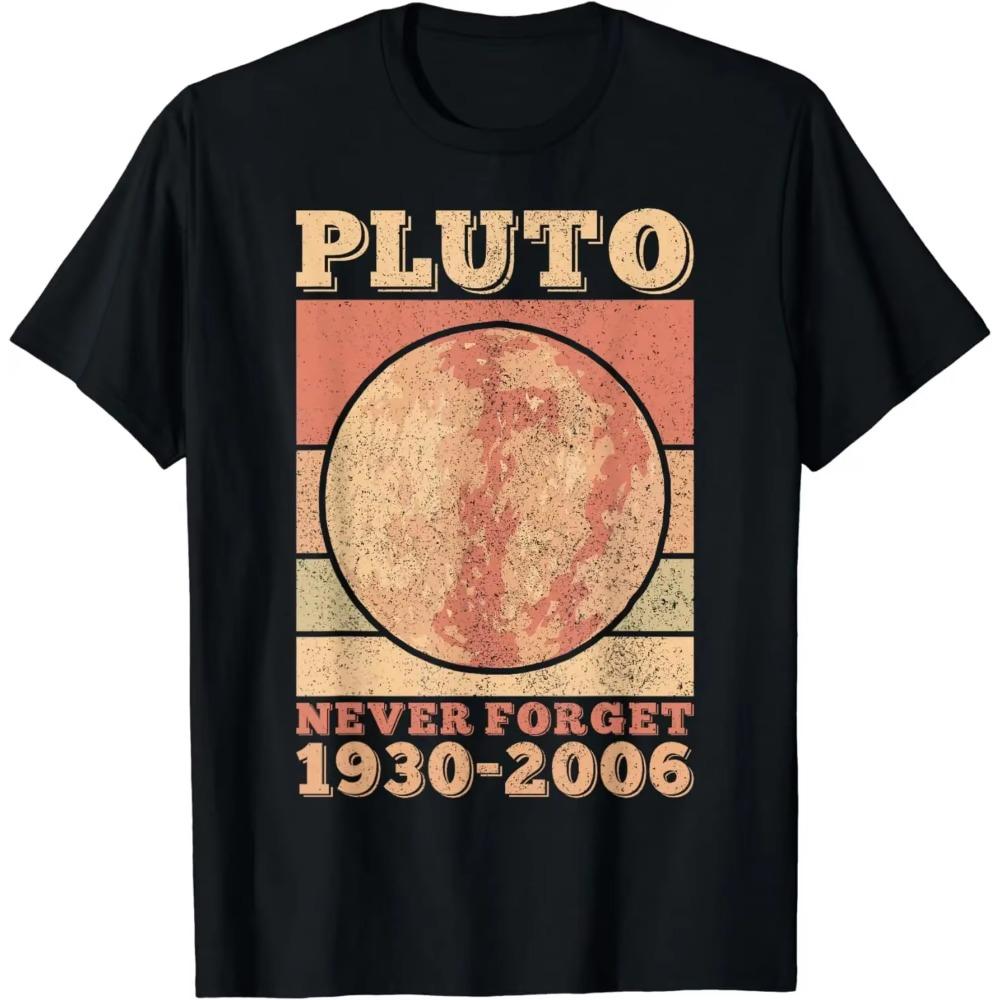 Pluto Never Forget Space Science Astronomy Men Women Funny T-Shirt