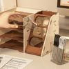 Desktop Storage Box, Office Desk File and Stationery Storage Rack, Cosmetics and Skincare Products Storage Cabinet