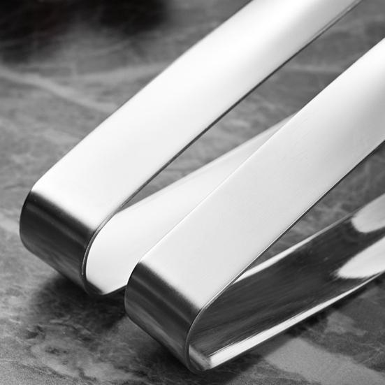 Stainless Steel Serving Tongs Multi-functional Kitchen Food Clamp for Cooking Toast Bread Salad Barbecue Grilling Baking Frying