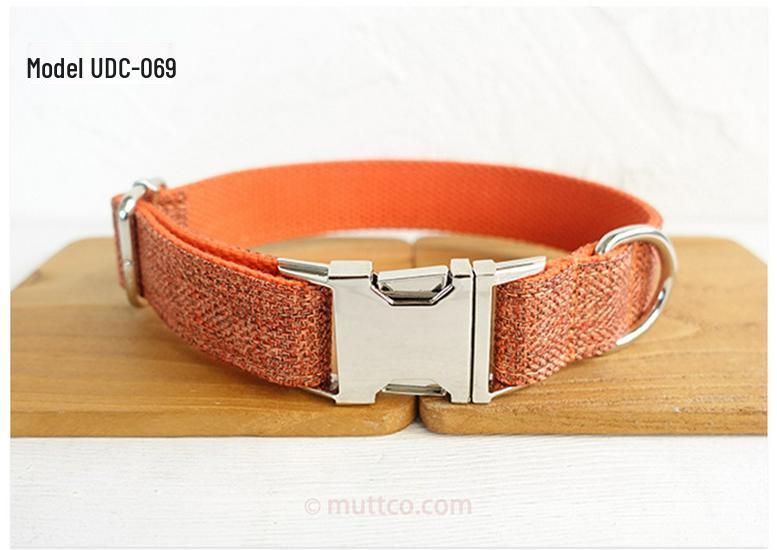 MUTTCO Adjustable Anti-Lost Dog Collar with Bow Tie UDC-069