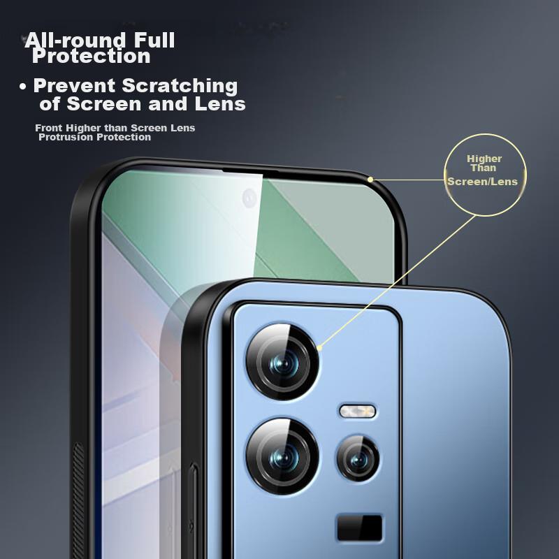 IQOO11 Phone Case, IQOO11S AG Frosted Lens Full Protection, Real Machine Solid Color, Light Luxury, Vivo Anti-Fingerprint, WoAnd, Graphite Black