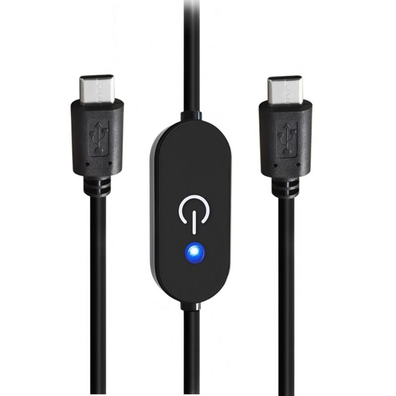 USB C Switches Cable Touch Dimmer Type C Power Supply for LED Lights Supporting Memory Function and 3A High Drive Output
