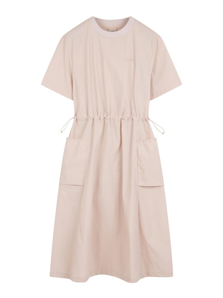 Allaeseuka Women'S Round Neck Cargo String Dress_Pag2Oo2420Lpk