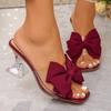 Summer Fashion 2026 Women Slip on Platform Square Toe Plus Size Shoes for Women 35-42 Non-slip High Heel Sandals Women Slippers