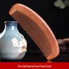 Natural Anti-Static Peach Wood Comb for Men & Women’s Long Hair with Buffalo Horn