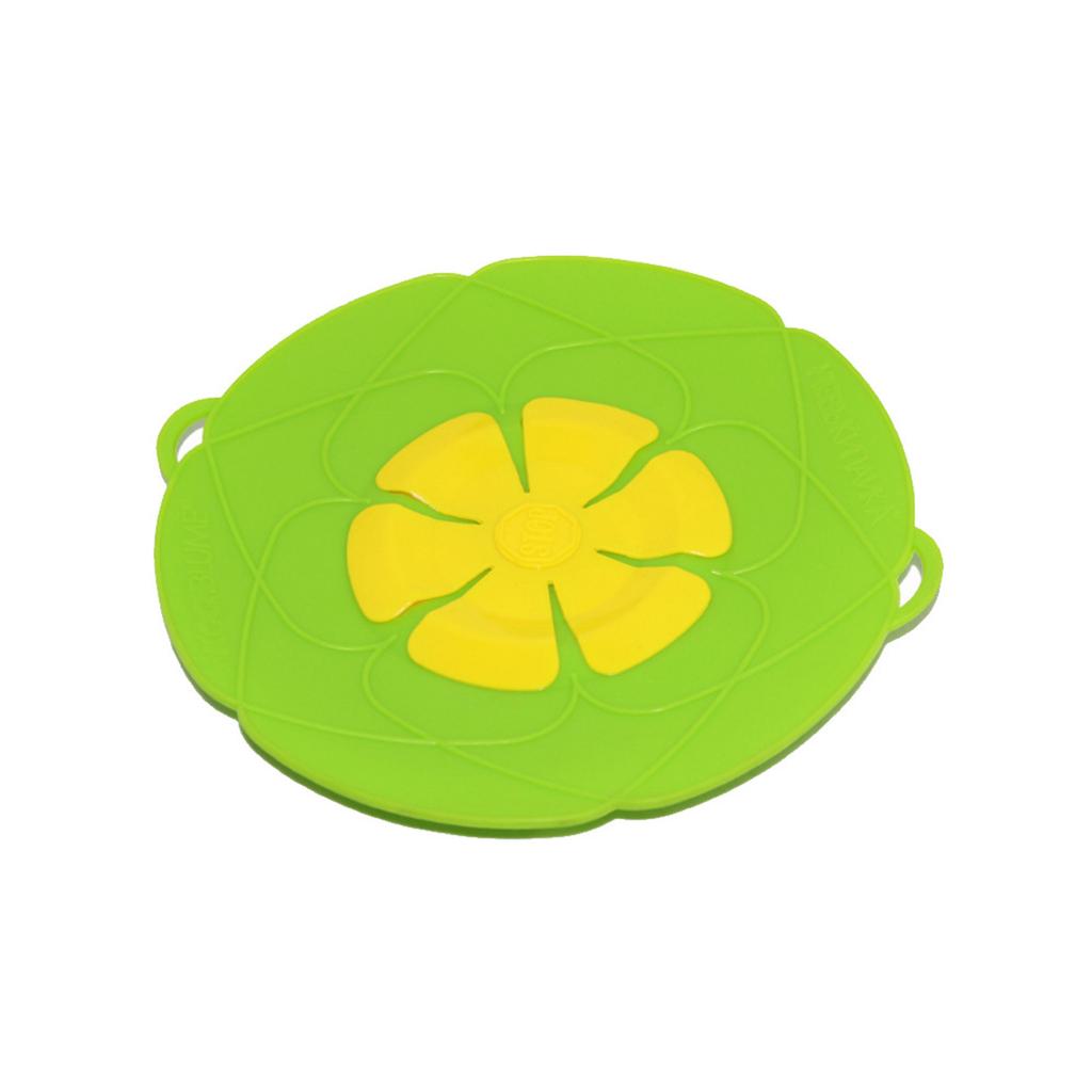 26CM Silicone High Temperature Resistant Splashproof Boiling Stop Flower Shaped Overflow Cover Kitchen Household Antiflutter Pot