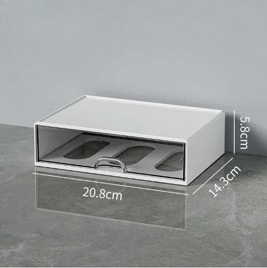 Офисный настольный ящик для хранения Органайзер Прозрачный Маленький шкафчик с ящиками Студенческий стол Канцелярские товары Органайзер для мелочей Коробки 4830₽