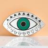 Multipurpose Creative Oval Eye Shaped Jewelry Tray Sturdy Ceramic Rings Holder Accessory for Fashionable Women Ladies